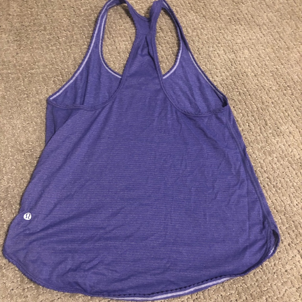 Lululemon 105F Singlet Purple Luon Tank 4